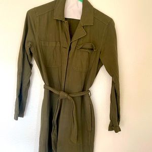 Outerknown green SCOUT jumpsuit